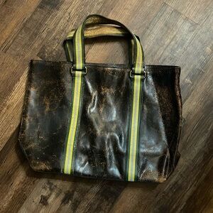 Vintage Distressed Marc Jacobs Leather Bag